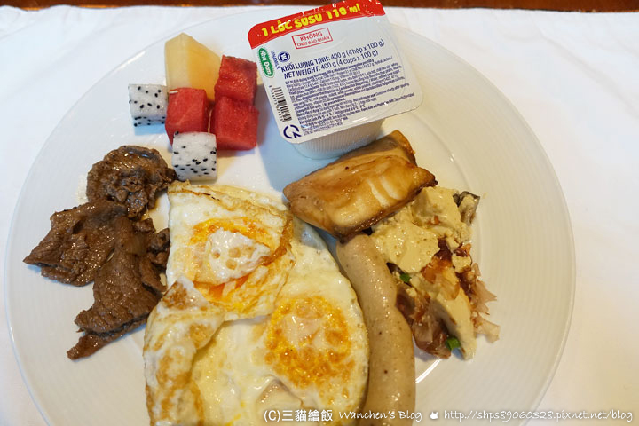 越南皇冠假日飯店 早餐
